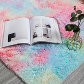 Ultra Soft Fluffy Round Rainbow Rugs | Yedwo Home